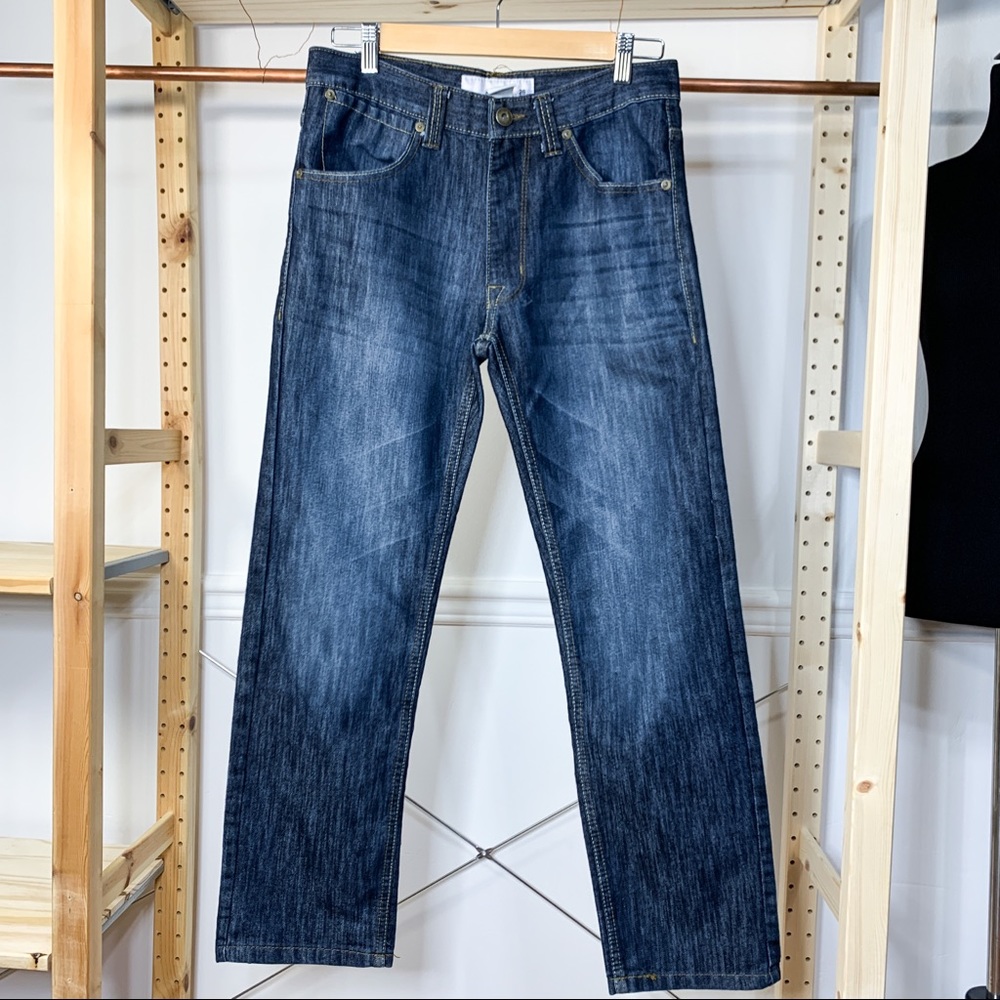 Paper Denim & Cloth Dark Wash Relaxed Fit Jeans